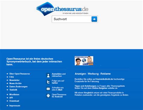 openthesaurus synonym.